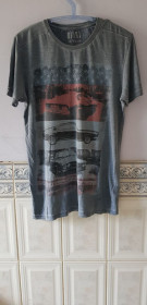 Футболки, майки Футболки, майки ^/--/^ Футболка &amp;quot;Miami&amp;quot;   (100% cotton, XL, India) б/у ^_^^^ Футболка &amp;quot;Miami&amp;quot; (100% cotton, XL, India) б/у - фото фото фото