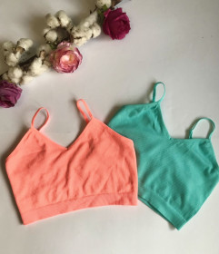 Футболки, майки Футболки, майки ^/--/^ Топи Спортивні. Primark. Блакитний/Кораловий. 12/13 р. Ріст 158/164 см ^_^^^ Топы Спортивные. Primark. Голубой/Коралловый. 12/13 г. Рост 158/164 см - фото фото фото