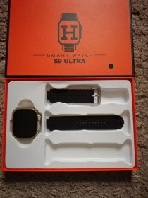 Розумні годинники (Smart watch) Умные часы (Smart watch) ^/--/^ Фірмовий Металевий смарт годинник S /--/ 9 Ultra ^_^^^ Металлический смарт часы S /--/ 9 Ultra - фото фото фото