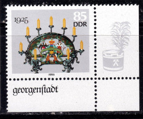 НДР, ФРН ГДР, ФРГ ^/--/^ ГДР / DDR  1986 г  MNH - светильники ^_^^^ DDR 1986 MNH - світильники - фото фото фото