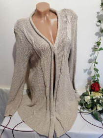 Кардигани Кардиганы ^/--/^ Сірий кардиган kaliko 16 розмір ^_^^^ Серый кардиган kaliko 16 размер - фото фото фото