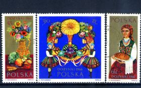 Мистецтво Искусство ^/--/^ Польша. Праздник урожая  (серия) 1966 г. ^_^^^ Польща. Мистецтво (серія) 1966 - фото фото фото