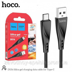 Зарядні пристрої Зарядные устройства ^/--/^ USB Кабель силиконовый Двухсторонний Silica gel for Type-C (hoco) ^_^^^ Silica gel for Type-C (hoco) - фото фото фото