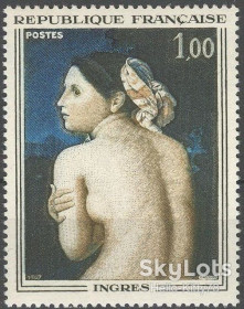Франція Франция ^/--/^ Франция 1967 искусство живопись Энгр Mi 1597 MNH ^_^^^ Франція 1967 мистецтво живопис Енгр Mi 1597 MNH - фото фото фото