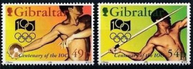 Інше Другое ^/--/^ Гибралтар Спорт 100 лет МОК 1994 ^_^^^ Гібралтар Спорт 100 років МОК 1994 - фото фото фото