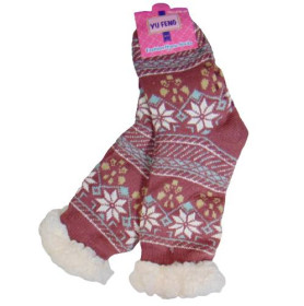 Шкарпетки Носки ^/--/^ Носки с мехом Yu Feng 8852 39-42 бордовые ^_^^^ Ніски з хутром Yu Feng 8852 39-42 бордові - фото фото фото