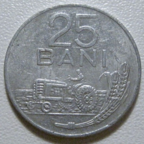 Румунія Румыния ^/--/^ Румунія 25 бані 1982 року #39957 ^_^^^ Румыния 25 купола 1982 года #39957 - фото фото фото