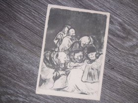 СРСР СССР ^/--/^ Открытка Монахи за чтением Гойя 1959 /--/ г. ^_^^^ Листівка Монахи за читанням Гойя 1959 /--/ р. - фото фото фото