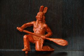 Фігурки, солдатики Фигурки, солдатики ^/--/^ индеец для каноэ Domplast   (ФРГ) 60-65 /--/ мм ^_^^^ індіанець для каное Domplast (ФРН) 60-65 /--/ мм - фото фото фото