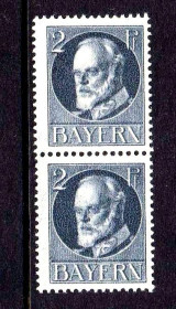 Німецька імперія (-) Германская империя (-) ^/--/^ Германия . Бавария / Bayern  1916  г  MNH -  пара ^_^^^ Німеччина . Баварія / Bayern 1916 MNH - пара - фото фото фото