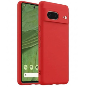Чохли, бампера Чехлы, бампера ^/--/^ Чохол Fiji Full Soft Premium для Google Pixel 7 протиударний бампер з мікрофіброю Red ^_^^^ Чехол Fiji Full Soft Premium для Google Pixel 7 противоударный бампер с микрофиброй Red - фото фото фото