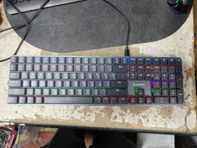 Клавіатури Клавиатуры ^/--/^ Игровая клавиатура с подсветкой RGB GamePro MK /--/ 145 /--/ R Swich Low Profile USB № 26070707 ^_^^^ Ігрова клавіатура з підсвіткою RGB GamePro MK /--/ 145 /--/ R Swich Low Profile USB No 26070707 - фото фото фото