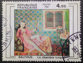 Франція Франция ^/--/^ Франция 1982 Турецкая комната, гашеная  (КЦ=1,5 евро) ^_^^^ 1982 Турецька кімната, гашена (КЦ = 1,5 євро) - фото фото фото
