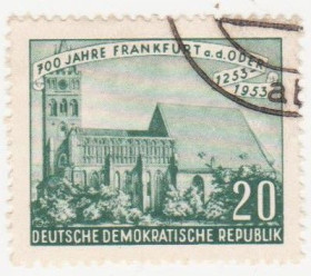 НДР, ФРН ГДР, ФРГ ^/--/^ ГДР 1953  г. № 118 гашеная ^_^^^ НДР 1953 р. No 118 гашена - фото фото фото