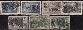 СРСР - СССР - ^/--/^ СССР. Герои Советского Союза  (серия) 1942 г. ^_^^^ СРСР. Герої Радянського Союзу (серія) 1942 - фото фото фото