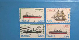 Транспорт Транспорт ^/--/^ Италия Транспорт Корабль 1978 ^_^^^ Італія Транспорт Корабель 1978 - фото фото фото