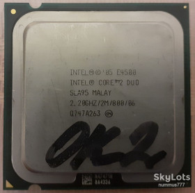 Процесори Процессоры ^/--/^ Процесор 775 сокет Intel Core 2 Duo E /--/ 4500 SLA /--/ 95 2.2 GHz rev.M /--/ 0 800 шина Тест ОК ^_^^^ Процессор 775 сокет Intel Core 2 Duo E /--/ 4500 SLA /--/ 95 2.2 GHz rev. M /--/ 0 800 шина Тест ОК - фото фото фото