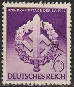 Третій Рейх (-) Третий Рейх (-) ^/--/^ 1942 - Рейх - Штурмовий загін Mi.818 _гаш ^_^^^ 1942 - Рейх - Штурмовый отряд Mi.818 _гаш - фото фото фото