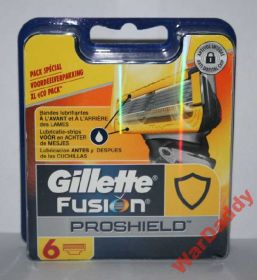 Бритви, Станки, касети Бритвы, Станки, кассеты ^/--/^ Gillette Fusion Proshield оригинал упаковка 6 штук ^_^^^ Gillette Fusion Proshield оригінал упаковка 6 штук - фото фото фото