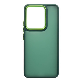 Чохли, бампера Чехлы, бампера ^/--/^ Чохол Fiji Lens для Poco X /--/ 6 Pro 5 /--/ G бампер матовий з захистом блока камер Dark Green ^_^^^ Чехол Fiji Lens для Poco X /--/ 6 Pro 5 /--/ G бампер матовый с защитой блока камер Dark Green - фото фото фото