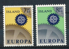 Інше Другое ^/--/^ Исландия Европа СЕПТ 1967 ^_^^^ Ісландія Європа СЕПТ 1967 - фото фото фото