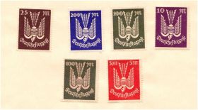 Веймарська республіка Веймарская республика ^/--/^ Германия  1922 г  - марки приклеяны - чистые ^_^^^ Німеччина 1922 - марки приклеяни - чисті - фото фото фото