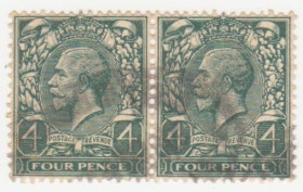 Великобританія Великобритания ^/--/^ Англия   1912 /--/ г..№ 133 гашеная пара ^_^^^ Англія 1912 р. No 133 гашена пара - фото фото фото
