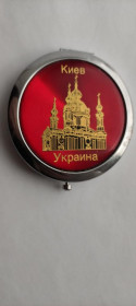 Дзеркальця Зеркальца ^/--/^ Зеркало косметическое с надписью &amp;quot;Киев Украина&amp;quot; kv /--/ 543 ^_^^^ Дзеркало косметичне з написом &amp;quot; Київ Україна &amp;quot; kv /--/ 543 - фото фото фото