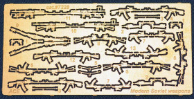 Аксесуари Аксессуары ^/--/^ ACE pe 7228 Modern Soviet/Russian hand weapons  (AK-47, AKSU, AK-74, AKM, APS, RPK, SVD) 1/72 ^_^^^ ACE pe 7228 Modern Soviet/Russian hand weapons (AK-47, AKSU, AK-74, AKM, APS, RPK, SVD) 1/72 - фото фото фото