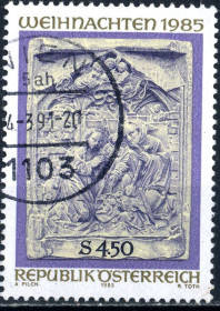 Мистецтво Искусство ^/--/^ Австрия. Рождество  (серия) 1985 г. ^_^^^ Австрія. Різдво (1985) - фото фото фото