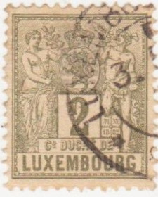 Інші країни Другие страны ^/--/^ Люксембург 1882 г. № 47 гашеная ^_^^^ Люксембург 1882 р. No 47 гашена - фото фото фото