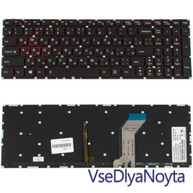Клавіатури Клавиатуры ^/--/^ Клавиатура для ноутбука LENOVO (IdeaPad: Y /--/ 700-15), rus, black, без фрейма, подсветка клавиш (ОРИГИНА ^_^^^ Клавіатура для ноутбука LENOVO (IdeaPad: Y /--/ 700-15), rus, black, без фрейму, підсвічування клавіш (ОРИГИНА - фото фото фото