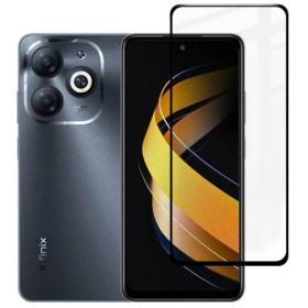 Чохли, бампера Чехлы, бампера ^/--/^ Захисне скло Fiji Premium для Infinix Smart 8 (X /--/ 6525) повне проклеювання Anti-Static чорний ^_^^^ Защитное стекло Fiji Premium для Infinix Smart 8 (X /--/ 6525) полное проклеивание Anti-Static черный - фото фото фото