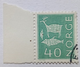 Скандинавія Скандинавия ^/--/^ Норвегия 1968 Стандарт, 40 /--/ Ore, гашеная ^_^^^ Норвегія 1968 Стандарт, 40 /--/ Ore, гашена - фото фото фото