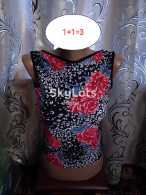 Майки Майки ^/--/^ 1+1=3 Симпатична маєчка з квітковим принтом premier de toi ^_^^^ 1+1= Симпатическая поместье с цветочным принтом premier de toi - фото фото фото