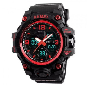 Наручні годинники Наручные часы ^/--/^ Спортивний годинник SKMEI 1155 /--/ B Black_Red ^_^^^ Спортивные часы SKMEI 1155 /--/ B Black_Red - фото фото фото