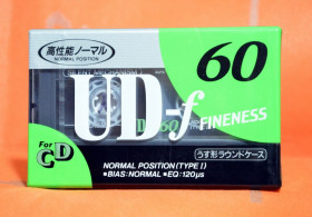 Касети Кассеты ^/--/^ Аудио кассета Hitachi UD F 60 Япония 1990 TYPE I  запечатана JP market ^_^^^ Аудіо касету Hitachi UD F 60 Японія 1990 TYPE I запечатана JP market - фото фото фото