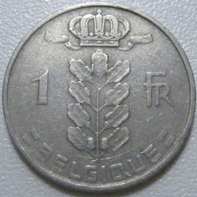 Бельгія Бельгия ^/--/^ Бельгія 1 франк 1951 року Belgique 42535 ^_^^^ Бельгия 1 франк 1951 года Belgique 42535 - фото фото фото
