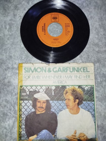 Платівки Пластинки ^/--/^ Вінілова платівка 7” Simon &amp; Garfunkel – America / For Emily, Whenever I May Find Her 1972, Germany ^_^^^ Виниловая пластинка 7" Simon &amp; Garfunkel - America / For Emily, Whenever I May Find Her 1972, Germany - фото фото фото