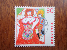 Швейцарія Швейцария ^/--/^ Швейцария, 1993, искуство, гаш. ^_^^^ Швейцарія, 1993, мистецтво, гаш. - фото фото фото