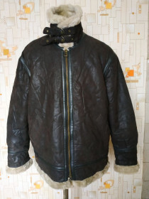 Куртки Куртки ^/--/^ Куртка пілот шкіряна натівська B-3 р-р прибл. М ^_^^^ Куртка пилот кожаная натовская B-3 р-р прибл. М М М - фото фото фото