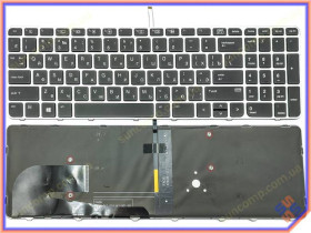 Клавіатури Клавиатуры ^/--/^ Клавиатура для HP EliteBook 850 G /--/ 3, 850 G /--/ 4, 755 G /--/ 3, 755 G /--/ 4, ZBook 15 /--/ u ( RU Black с рамкой Silver + п ^_^^^ Клавіатура для HP EliteBook 850 G /--/ 3, 850 G /--/ 4, 755 G /--/ 3, 755 G /--/ 4, ZBook 15 /--/ u ( RU Black з рамкою Silver + п - фото фото фото