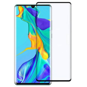 Чохли, бампера Чехлы, бампера ^/--/^ Захисне скло LUX EDGE для Huawei P /--/ 30 Pro повна проклейка із закругленими краями чорний ^_^^^ Защитное стекло LUX EDGE для Huawei P /--/ 30 Pro полная проклейка с закругленными краями черный - фото фото фото