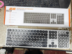 Клавіатури Клавиатуры ^/--/^ Клавиатура беспроводная 2 /--/ E KS /--/ 270 WL/BT EN/UK Grey/Black № 26040218/2 ^_^^^ Клавіатура бездротова 2 /--/ E KS /--/ 270 WL/BT EN/UK Grey/Black No 26040218/2 - фото фото фото
