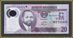 Мозамбік Мозамбик ^/--/^ Мозамбик 20 метикалов 2011 P-149  (149 /--/ a) UNC ^_^^^ Мозамбік 20 метикалів 2011 P-149 (149 /--/ a) UNC - фото фото фото