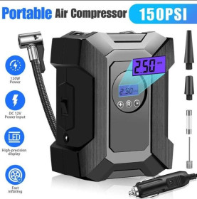 Компресори Компрессоры ^/--/^ Аккумуляторный воздушный компрессор 12 /--/ В с цифровым экраном ^_^^^ Акумуляторний повітряний компресор 12 /--/ В з цифровим екраном - фото фото фото