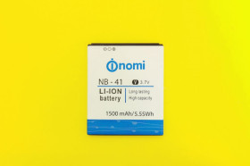 Акумулятори Аккумуляторы ^/--/^ Аккумулятор Оригинал акб Nomi i /--/ 400 / NB-41  (1500 mAh) ^_^^^ Акумулятор Оригінал акб Nomi i /--/ 400 / NB-41 (1500 mAh) - фото фото фото