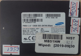 Твердотільні SSD-накопичувачі Твердотельные SSD-накопители ^/--/^ SSD-диск Samsung PM /--/ 851 об&amp;apos;ємом 128 /--/ GB  (MZ-7 /--/ TE /--/ 128 /--/ HMGR-000 /--/ H /--/ 1) б/в код.6561 ^_^^^ SSD-диск Samsung PM /--/ 851 объемом 128 /--/ GB (MZ-7 /--/ TE /--/ 128 /--/ HMGR-000 /--/ H /--/ 1) б/в код.6561 - фото фото фото