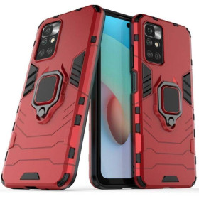 Чохли, бампера Чехлы, бампера ^/--/^ Чохол Fiji Ring для Xiaomi Redmi 10 броньований бампер з кільцем червоний ^_^^^ Чехол Fiji Ring для Xiaomi Redmi 10 бронирован бампер с кольцом красный - фото фото фото