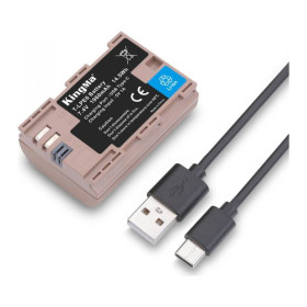 Акумулятори Аккумуляторы ^/--/^ Аккумуляторная батарея для Canon LP-E /--/ 6 USB-C (KingMa) 1960 mAh ^_^^^ Акумуляторна батарея для Canon LP-E /--/ 6 USB-C (KingMa) 1960 - фото фото фото